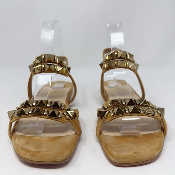 Christian Louboutin Galerietta Flat Studded Sandals Size 36.5 - Picture 6 of 13